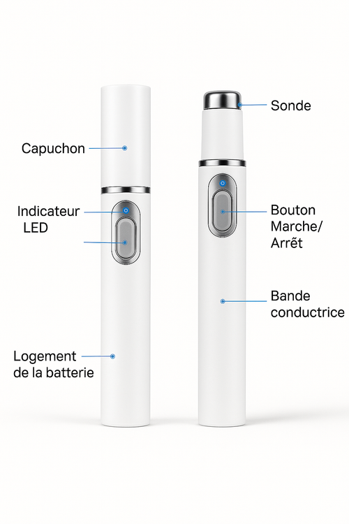 Appareil LED 415nm anti-acné – Traitement visage à lumière bleue